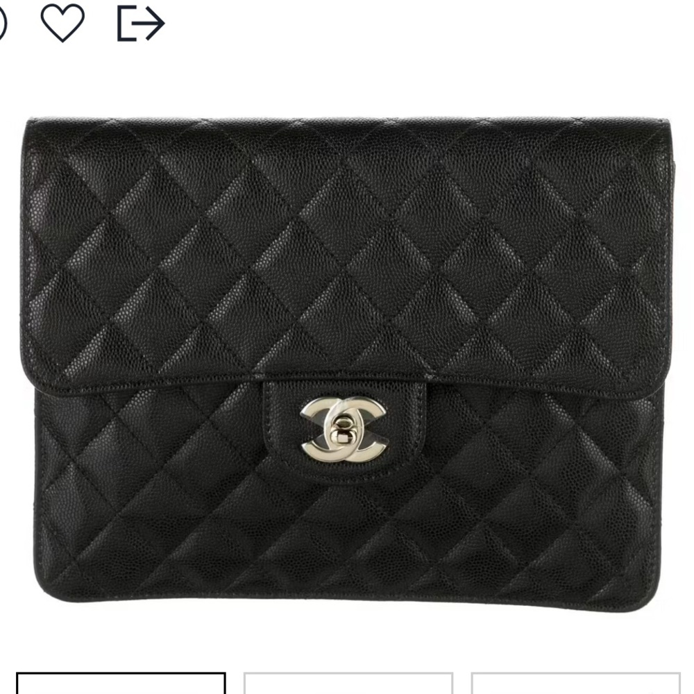 NIB Authentic Chanel Classic Flap O-Case